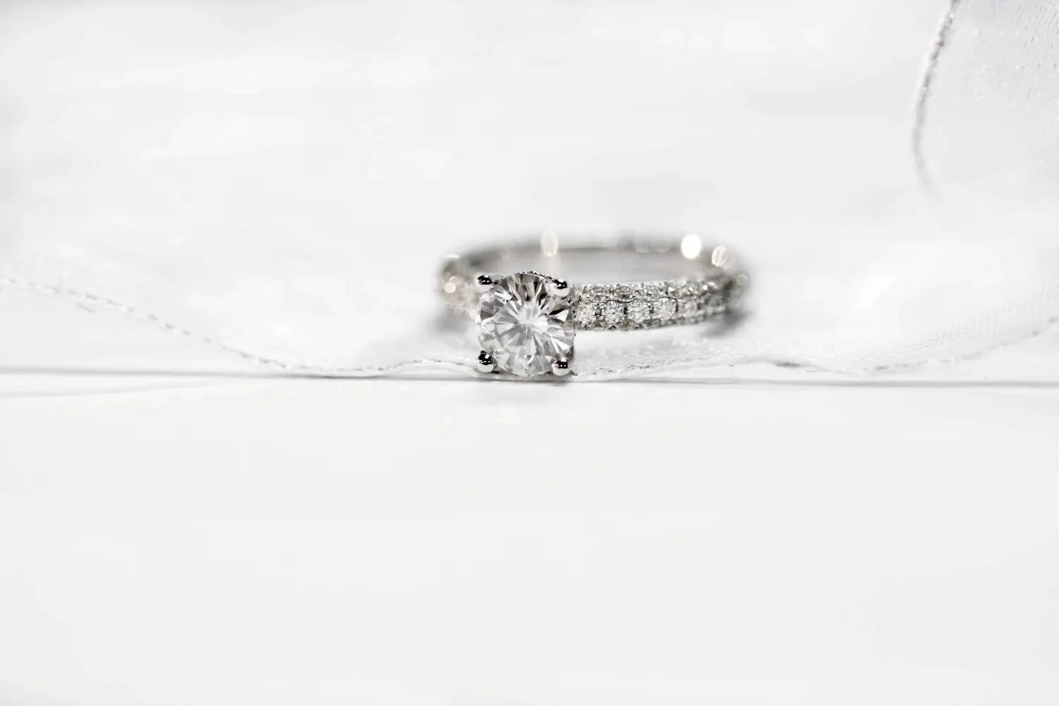 How to keep your Moissanite engagement ring clean