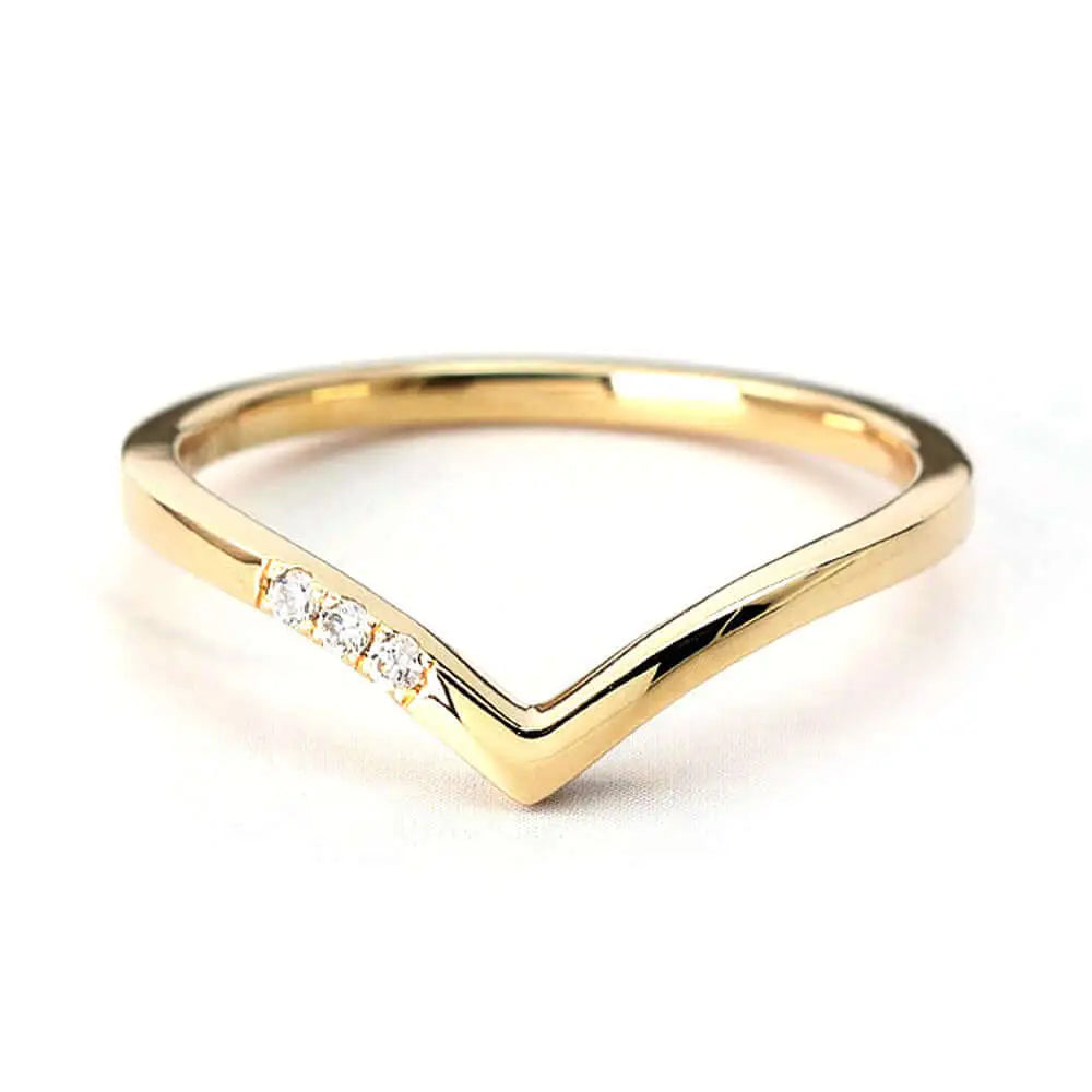 Alexia Ring in 14K Gold - LeCaine Gems