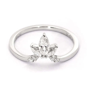 Cedella 18K Gold Wedding Rings - LeCaine Gems