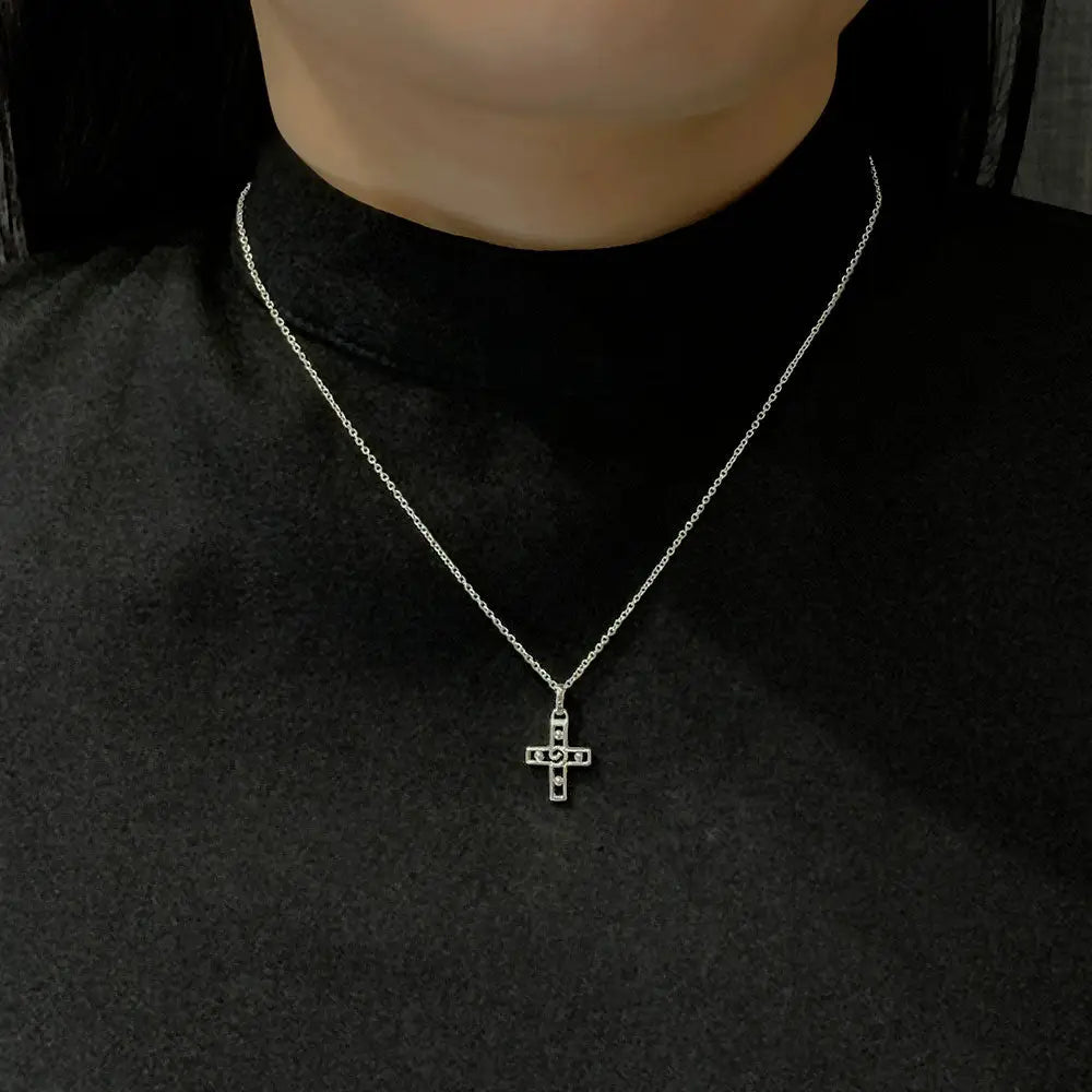 CROCI GIUBILEO 2025 Sterling Silver Necklace (G4) - LeCaine Gems