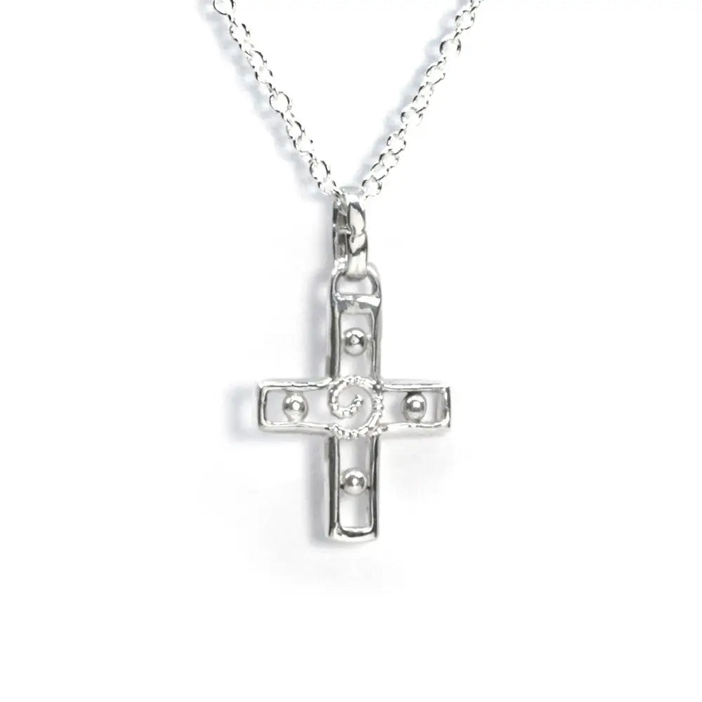 CROCI GIUBILEO 2025 Sterling Silver Necklace (G4) - LeCaine Gems
