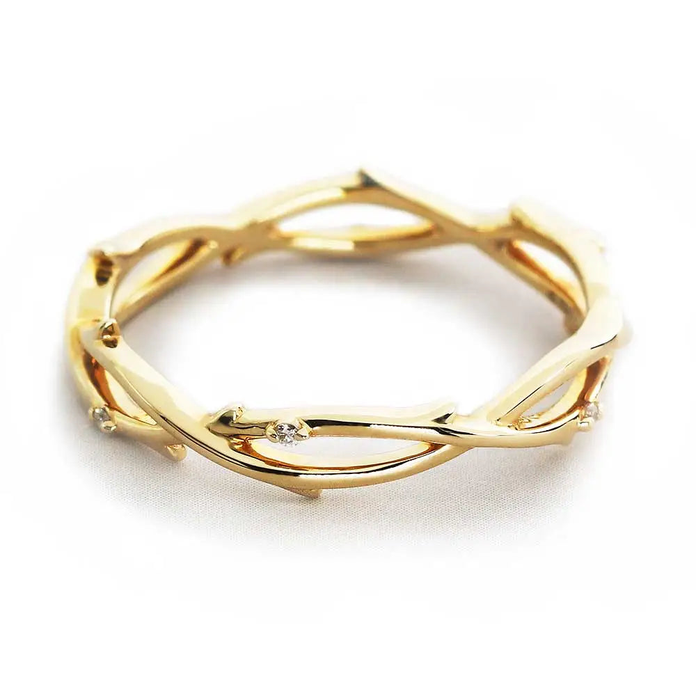 Ivy Ring in 14K Gold - LeCaine Gems