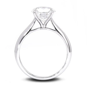 Katherine Round Moissanite Solitaire Ring in 18K gold - LeCaine Gems