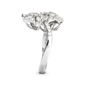 Mandevilla Ring with Natural Diamonds - LeCaine Gems