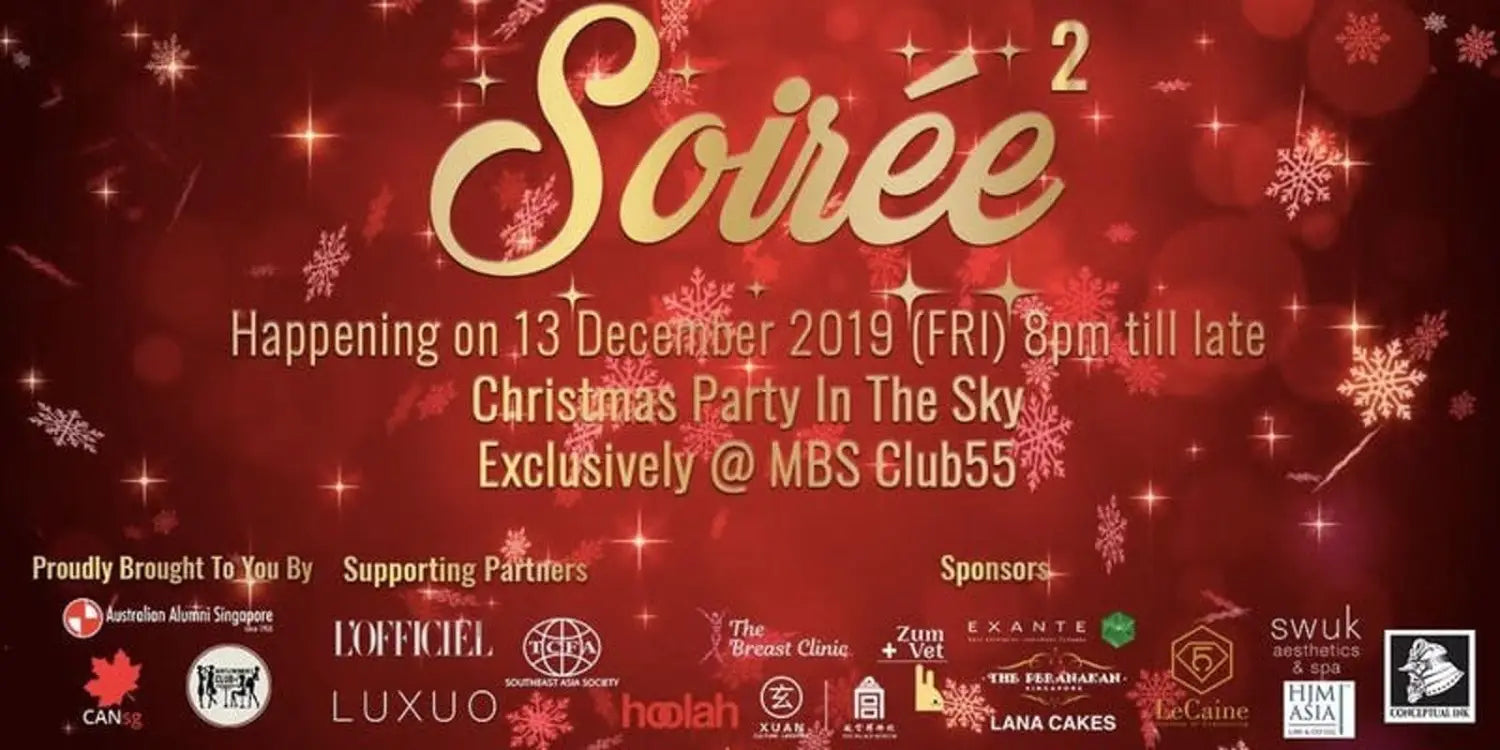 Soirée In The Sky: The Soirée 2 Christmas Party At Marina Bay Sands