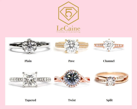 Moissanite Engagement Rings design