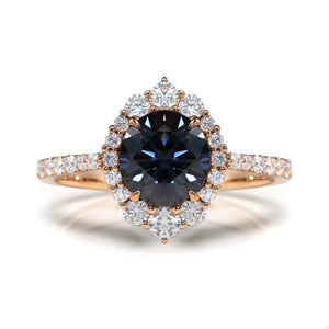 2 Carat Tatiana Moissanite Ring in 18K gold - LeCaine Gems