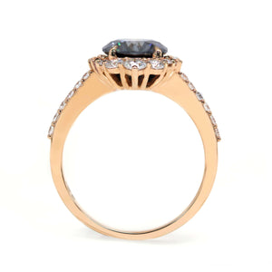 2 Carat Tatiana Moissanite Ring in 18K gold - LeCaine Gems