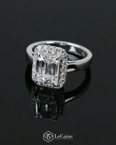 Emerald cut diamond