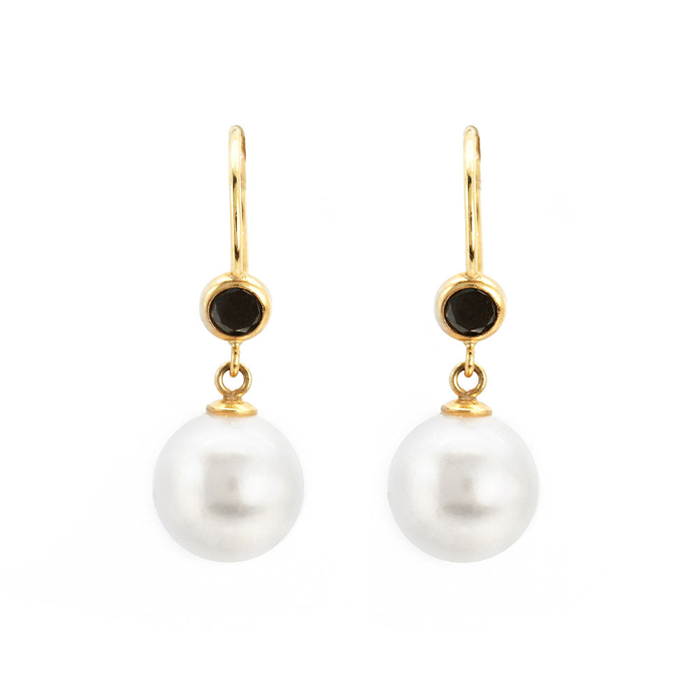 Akoya Pearl Drop Earrings | LeCaine Gems