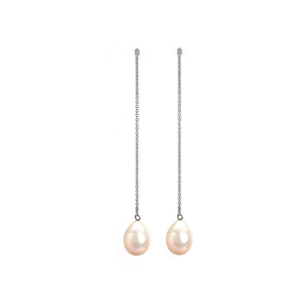 Cream-Colored Freshwater Pearl Earrings | LeCaine Gems