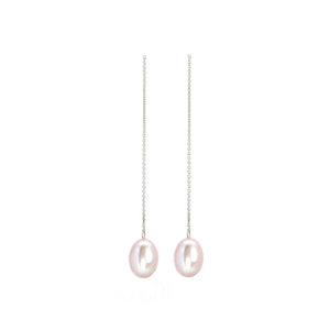 Pink Freshwater Pearl Drop Earrings | LeCaine Gems