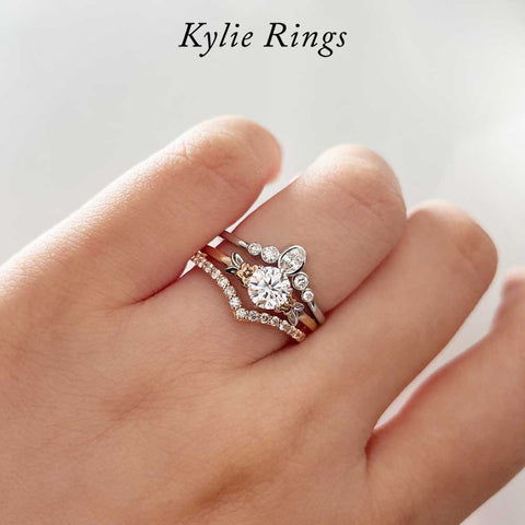 How to Style and Stack with Your Dainty Diamond Rings