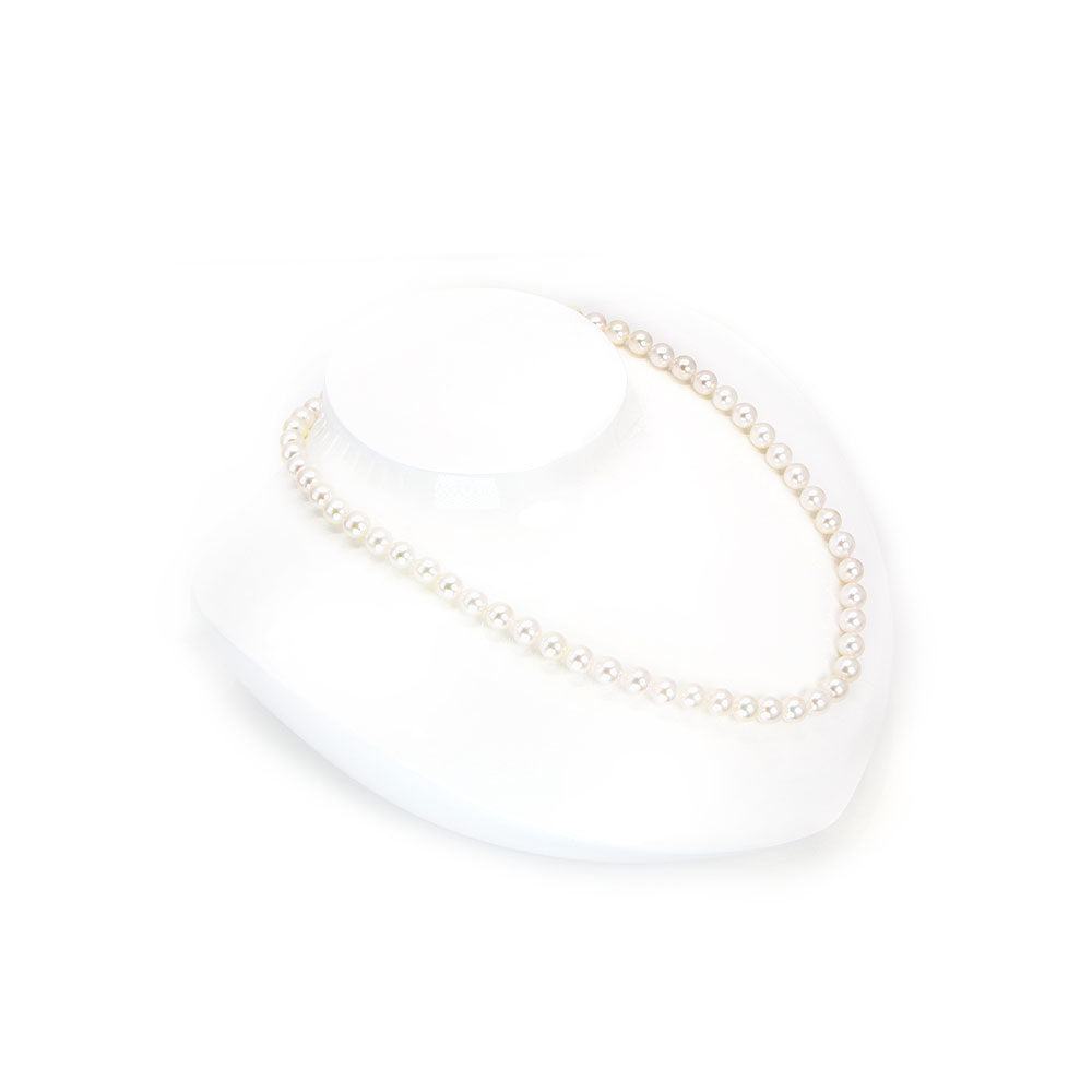 White Akoya Pearl Necklace