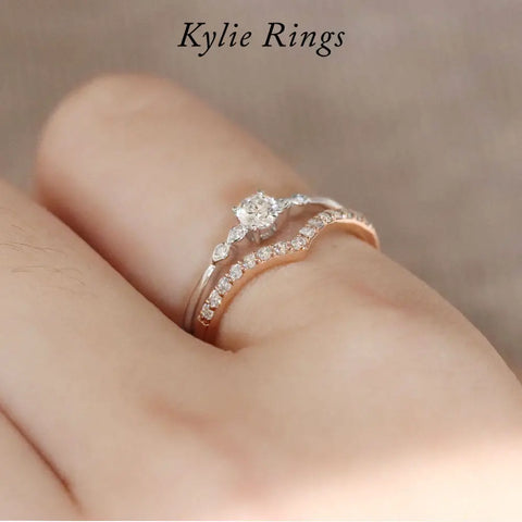 How to Style and Stack with Your Dainty Diamond Rings