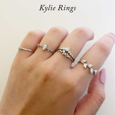 How to Style and Stack with Your Dainty Diamond Rings