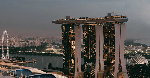 Intimate Sunset at Marina Bay Sands