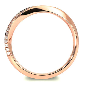 Arcadia Wedding Ring in 18K Rose Gold