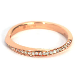 Arcadia Wedding Ring in 18K Rose Gold