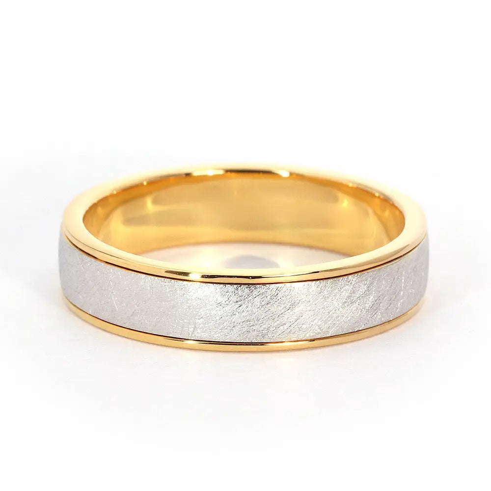 Duo Tone Florentine Ring