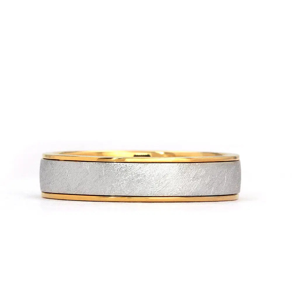 Duo Tone Florentine Ring