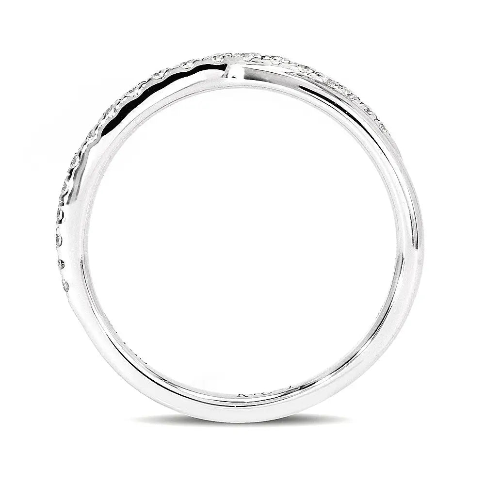 Mia 18K White Gold Wedding Ring