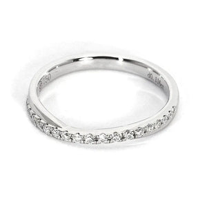 Mia 18K White Gold Wedding Ring