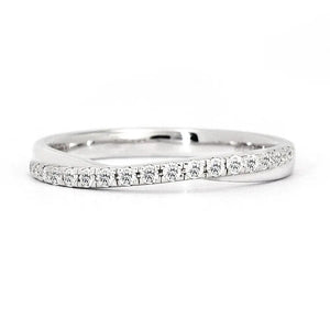 Mia 18K White Gold Wedding Ring