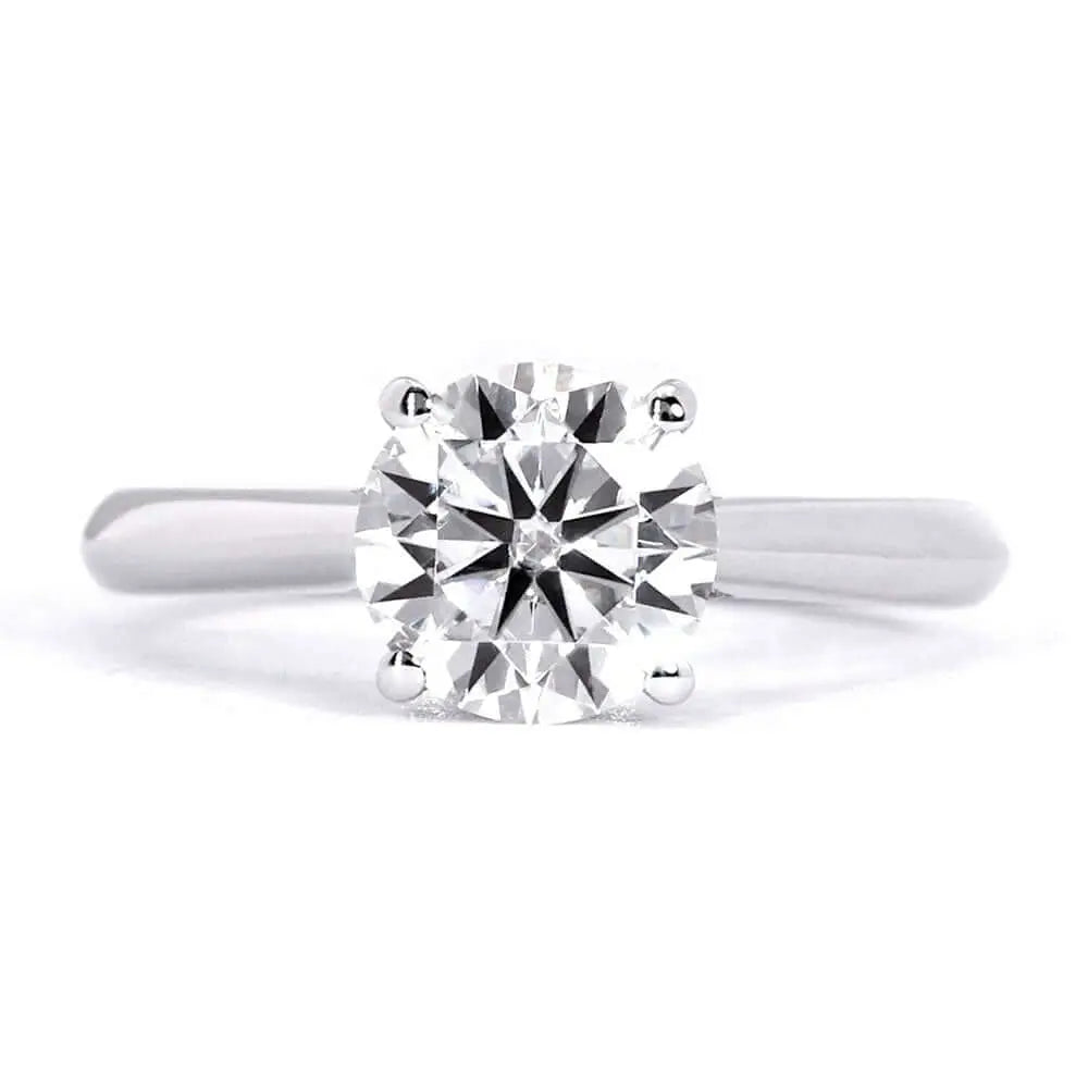 Brookyln Moissanite Ring with Hidden Halo - LeCaine Gems