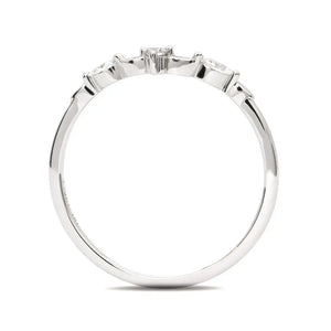 Chloe 18K Gold Wedding Rings - LeCaine Gems