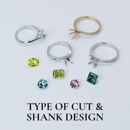 A collection of elegant rings in silver and gold tones, featuring intricate bow designs with sparkling diamonds.