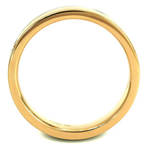 Erin Moissanite Full Eternity and Two Tone Wedding Rings in 18K Gold