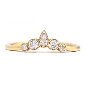 Fiona Ring in 14K Gold - LeCaine Gems