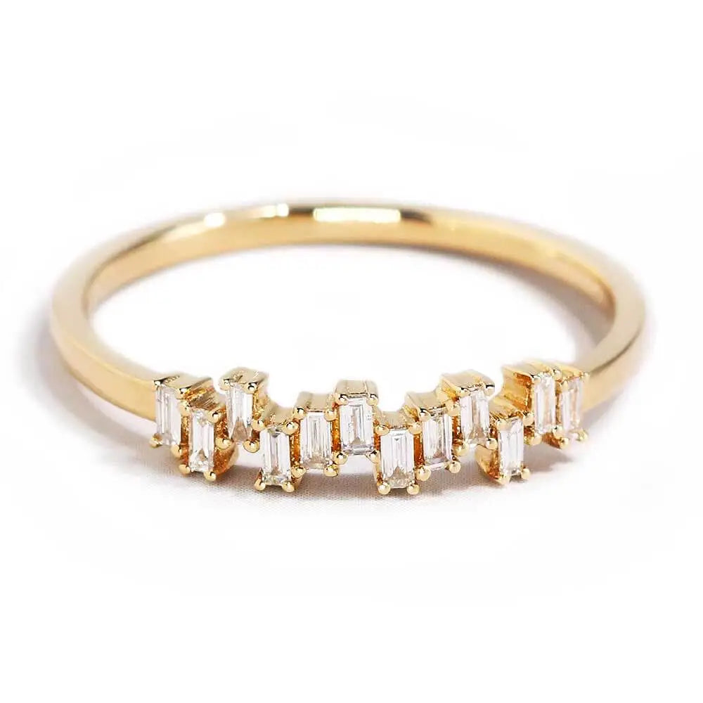 Hanna Ring in 14K Gold - LeCaine Gems