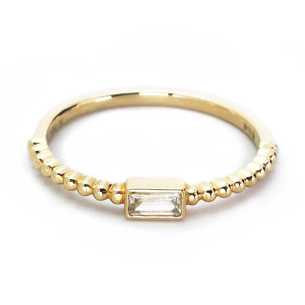 Harper Ring in 14K Gold - LeCaine Gems