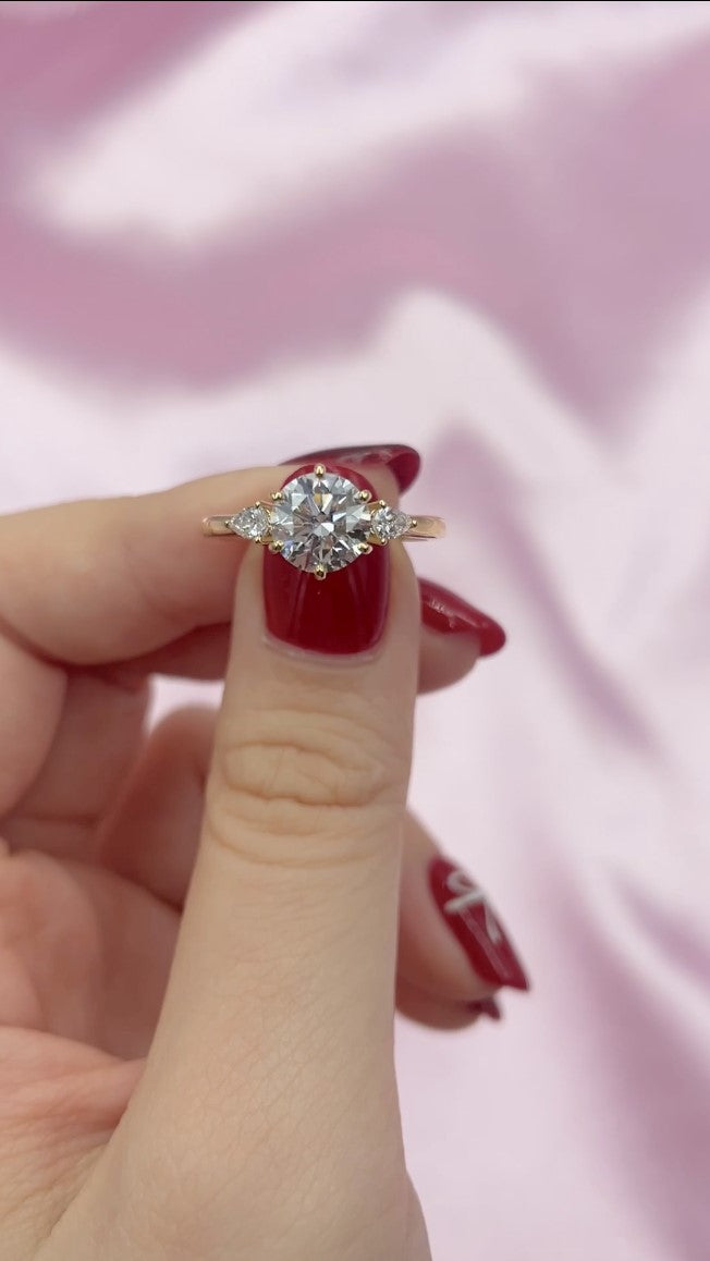 Lab Grown Diamond Charlize Trilogy Ring