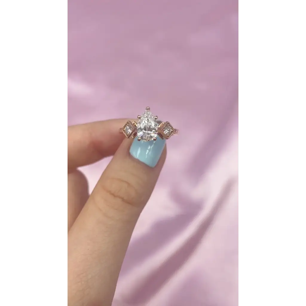 Lab Grown Diamond Ethel Trilogy Ring