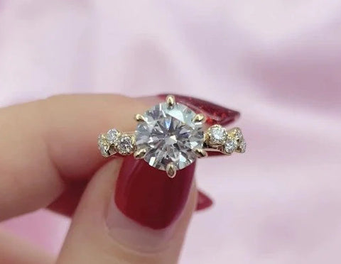 lab grown diamond stephanie ring