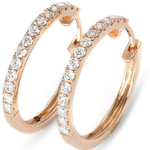 Lilith Lab Grown Diamonds Hoop Earrings