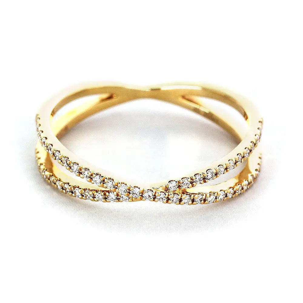 Lydia Ring in 14K Gold - LeCaine Gems