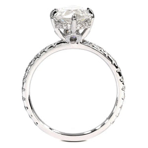 Maisie Marquise Moissanite Ring in 18K gold - LeCaine Gems