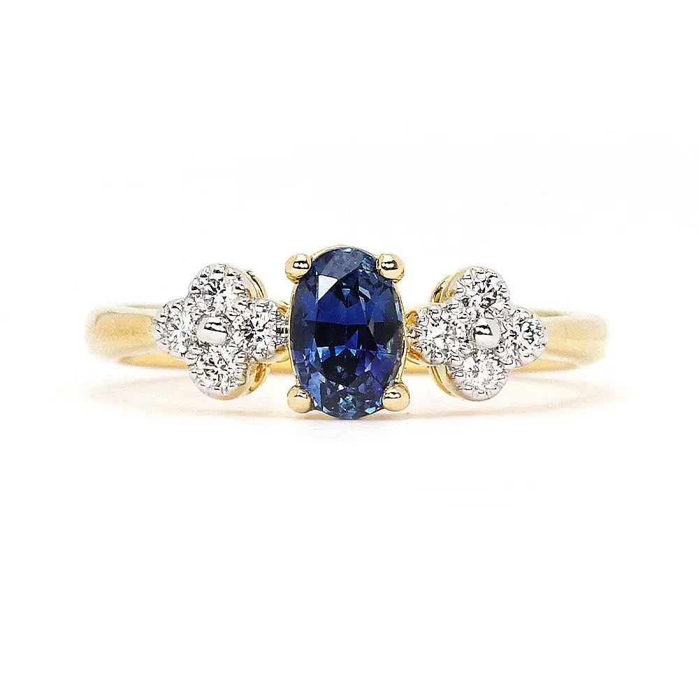 Marisela Natural Blue Sapphire Ring