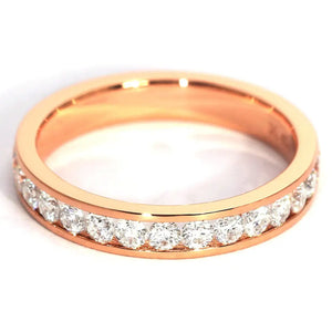Matching Wedding Rings in 18K gold - LeCaine Gems