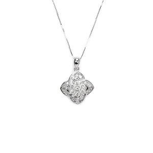 Mezereon Pendant with Natural Diamonds - LeCaine Gems