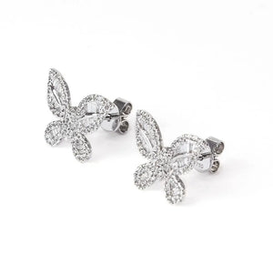 Monarch Earrings with Natural Diamonds - LeCaine Gems