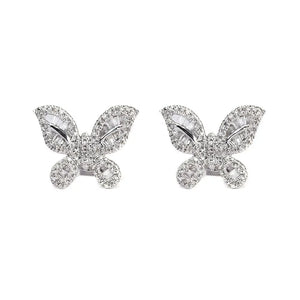 Monarch Earrings with Natural Diamonds - LeCaine Gems