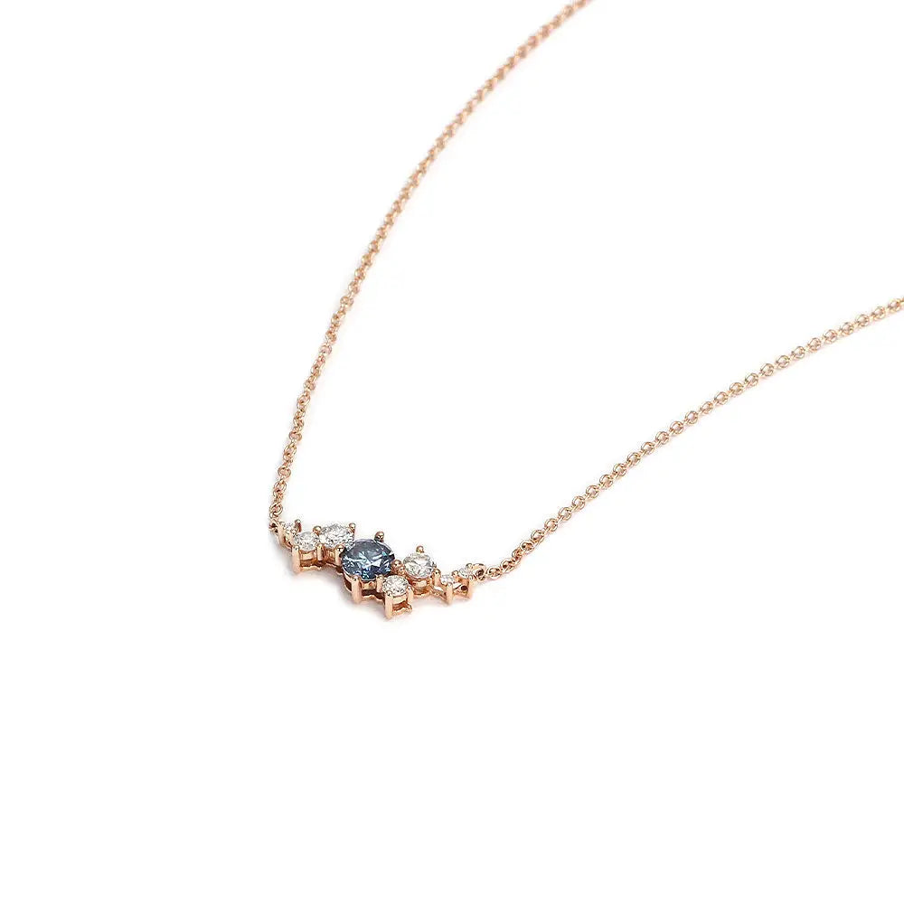 Nicolette Kylie Necklace with Lab Grown Diamonds in 18K Gold - LeCaine Gems