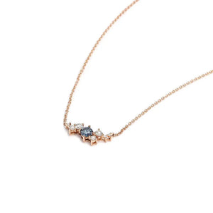 Nicolette Kylie Necklace with Lab Grown Diamonds in 18K Gold - LeCaine Gems