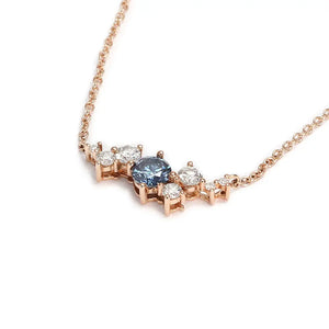 Nicolette Kylie Necklace with Lab Grown Diamonds in 18K Gold - LeCaine Gems