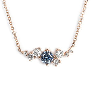 Nicolette Kylie Necklace with Lab Grown Diamonds in 18K Gold - LeCaine Gems